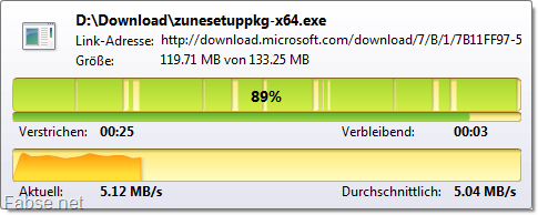 5 MB/s mit Download-Manager